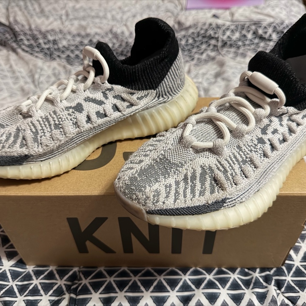 Adidas Yeezy 350 V2 CMPCT Slate White Panda IG9608 Men’s 6.5 w/ Box
